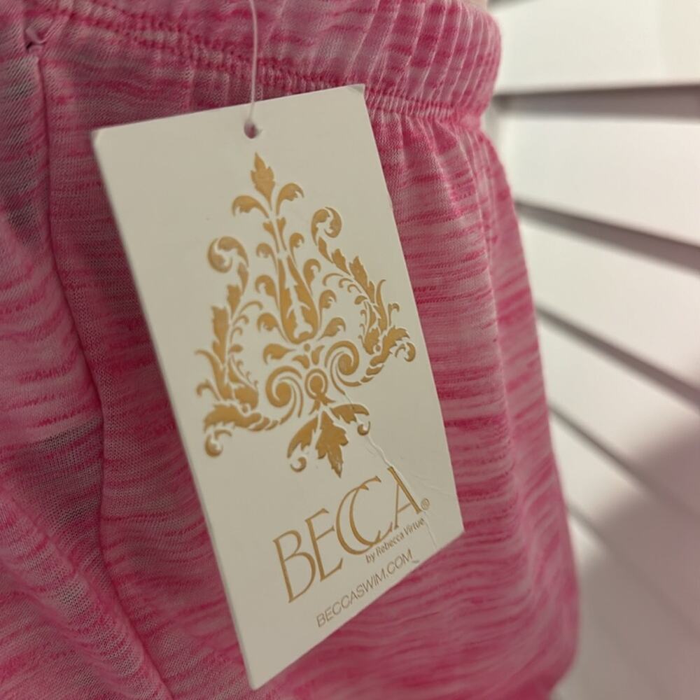 Becca NWT Strapless Beach Dress with front-side Slit in Polyester/Rayon blend. - Picture 6 of 14